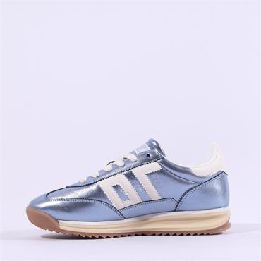Back 70 Jogger T Toe Laced Retro Trainer - Ice Blue